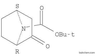 Molecular Structure of 163513-98-2 ((1R,4S)-TERT-BUTYL 2-OXO-7-AZABICYCLO[2.2.1]HEPTANE-7-CARBOXYLATE)